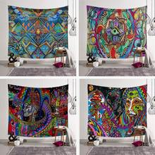 Indian table cloths Indian Tapestry Yoga Fabric blanket Wall Hanging Art Print Large Beach Towel Carpet Wall Rug decoration bohe 2024 - buy cheap