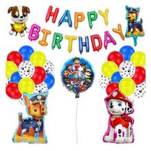 Аниме лапа собака фигура воздушные шары для украшения дня рождения патруль собака воздушный шар вечерние Dcorations дети подарок на день рождения игрушка набор 2024 - купить недорого