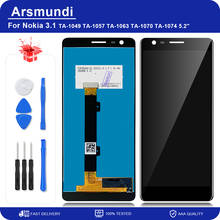 For Nokia 3.1 TA-1049 TA-1057 TA-1063 TA-1070 5.2" LCD Display Touch Screen Digitizer Assembly With Frame  + Tools 2024 - buy cheap