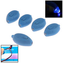 5pcs Mini UV Keychain LED Key Ring Flash Flashlight Torch Anti Blue Light Test Lamp 2024 - buy cheap