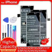 Для Apple iPhone 4S 5 5S 5C SE 6 6S 7 8 Plus X XR XS Max Аккумулятор Новый 0 Cycle Seal Oem аккумулятор большой емкости 2024 - купить недорого