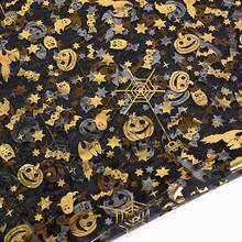 Tecido de malha jacquard para halloween, 91x150cm, material para vestuário de festival, faça você mesmo, material têxtil para costura 2024 - compre barato