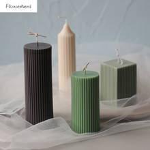 Velas cilíndricas de acrílico de cremalheira, molde de decoração diy para aromaterapia, fabricação de velas 2024 - compre barato