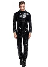 Mono de cuero grueso de PVC para hombre, mono de látex completo, Sexy, Zentai, leotardo Gay, salto de cremallera 2024 - compra barato