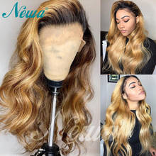 Newa Hair Ombre Lace Front Wig 13x6 Body Wave Colored Lace Front Human Hair Wigs For Women 4x4 Lace Closure Wig With Baby Hair 2024 - buy cheap