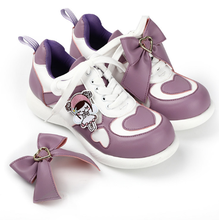 Zapatos vintage de lolita con lazo para mujer, calzado de tacón alto grueso con hebilla en T, uniforme de rendimiento, princesa Lolita, cosplay, loli 2024 - compra barato