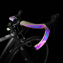 Bicycle Handlebar Tape Light Reflective Bike Bar Tape Road Bike Tape Wrap Pu Leather Cycling Handlebar Tapes Bicycle Accessories 2024 - buy cheap