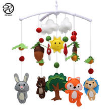 Children's Baby Mobile Nursery Jungle Mobile Felt Jungle Baby shower gift 2024 - buy cheap