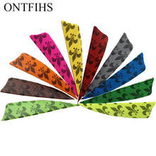 50 Pcs ONTFIHS 3" Feathers Arrows Shield Cut Vanes Archery Accessories Fletch Arrow Fletching 3 Inch 2024 - buy cheap