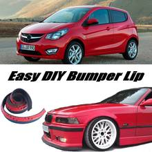 Bumper Lip Deflector Lips For Opel Karl Front Spoiler Skirt For Car View Tuning / Body Kit Strip 2024 - buy cheap