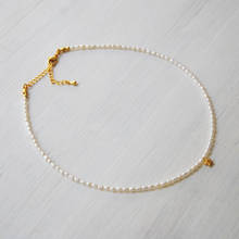 Collar de perlas naturales de agua dulce, Gargantilla hecha a mano con cuentas pequeñas, adorno de estrella exquisita, moda salvaje, Bohemia 2024 - compra barato