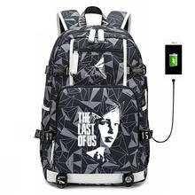 The Last of Us Backpack laptop bag game cosplay Travel bags USB Oxford casual SchoolBag 2024 - buy cheap