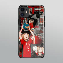 Funda de cristal Kenma Kozume Haikyuu para iPhone, 6, 6s, 7, 8, x, xr, xs, 11, 12 mini pro max, Samsung S note 8, 9, 10, 20 Plus 2024 - compra barato