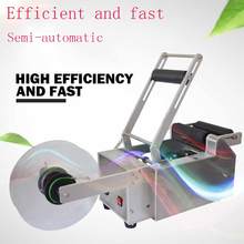 Semi Automatic Beer Bottle Labeling Machine Self Adhesive Label Dispenser Wine Bottle manual Sticker Labeling Machine 2024 - buy cheap