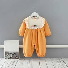 Baby Clothes Winter Baby Romper Newborn Cotton long sleeve Velvet Baby jumpsuit Infant Jumpsuit yellow 0-2Y 2024 - buy cheap