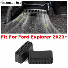 Car Air Outlet Under Seat AC Vent Anti-blocking Dust Plastic Cover Trim Interior Accessories For Ford Explorer 2020 2021 2022  2024 - buy cheap