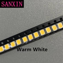 Chip LED blanco cálido 500 SMD 2835, lámpara de diodo emisor de luz artesanal, 0,5 W, 3V, 150mA, 50-55LM, Ultra brillante, SMT, montaje en superficie 2024 - compra barato