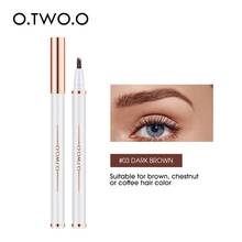 O.TWO.O 3 Color Natural Matte Three-claw Eyebrow Pencil Waterproof Tattoo Eye Brow Pen With Brush Long-lasting Cosmetics TSLM1 2024 - buy cheap