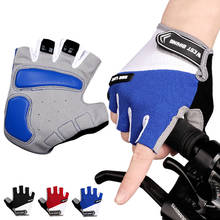 Guantes antideslizantes de medio dedo para ciclismo, accesorios transpirables para ciclismo de carretera al aire libre, 1 par 2024 - compra barato