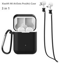 Silicone Case For Xiaomi airdots Pro true Wireless Bluetooth-Compatible Earphone Shockproof Bags for Xiaomi air airdots case 2024 - купить недорого