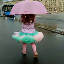 Юбка-пачка для маленьких девочек; Балетная юбка; Многослойная пышная детская балетная юбка для принцессы; Вечерние фатиновые юбки для танцев 2024 - купить недорого