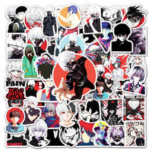 Adesivo japonês anime tokyo ghoul peças, grafite para bagagem, laptop, skate, bicicleta, decalque, adesivos para presente de criança 2024 - compre barato