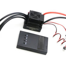 Rc 120A Brushless ESC Electric Speed Controller with 5.8V / 3A SBEC 2-4S Programe card for 1/8 1:8 RC Car 2024 - buy cheap