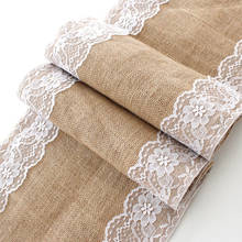 2020 New Linen Table Runner Natural Burlap Jute Christmas Wedding Champagne Table Runners Dining Room Restaurant Table Gadget 2024 - buy cheap