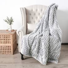 152X 127 см толстое Двухслойное шерпа Флисовое одеяло из искусственного меха флисовое плюшевое одеяло s для кровати дивана Путешествия автомобиля 2024 - купить недорого