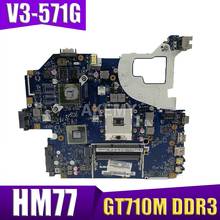 Q5WV1 LA-7912P apropriado para For Acer E1-571G E1-571 V3-571 V3-571G notebook motherboard PGA989 HM77 GPU GT710M DDR3 100% trabalho de teste 2024 - compre barato