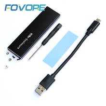 NVME to USB 3.1 adapter case nvme m.2 ssd usb adapter m2 USB3.1 enclosure for m2 2280 2260 2242 2230 SSD chip RTL9210 NEW 2024 - buy cheap