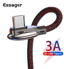 Essager USB Type C Cable Fast Charging USBC Charger Type-C Cable For Xiaomi Redmi mi Samsung S20 USB-C Cord Mobile Phone Cable 2024 - buy cheap