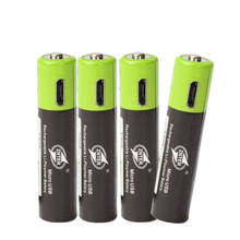 4 pces aaa 1.5v 3a bateria recarregável 600mah usb recarregável bateria de polímero de lítio carregamento rápido 2024 - compre barato