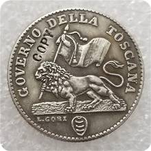 Moneda de copia de los Estados italianos, Fiorino, Leopoldo II, 1859 2024 - compra barato