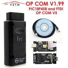 Herramienta de diagnóstico profesional OPCOM V1.95, escáner automático para Opel OP COM OP-COM con PIC18F458 Firmware V1.59, 2021 2024 - compra barato