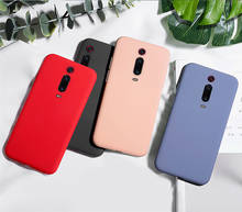 Candy TPU Case For Xiaomi Mi 9T Case Xiaomi 9T Carbon Fiber Solid Color Liquid Phone Case For Xiaomi Mi 9T Mi9T Mi9 Cover Coque 2024 - buy cheap