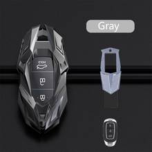 Zinc Alloy Car Key Case For Hyundai Elantra GT Kona Santa Fe Veloster Smart Remote Fob Cover Protector Bag Car Styling 2024 - buy cheap