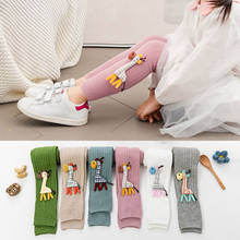 1 to 8 Years Spring Autum Cute Deer Girl Trousers High Quality Cotton Girls' Leggings Soft Knitted Pants for Children's Legging 2024 - buy cheap