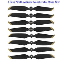 Hélices dji air 2s para Mavic Air 2, accesorios de bajo ruido, 4 pares, 7238 2024 - compra barato