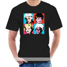 Золотой Warhol футболка для девочек Уорхол Золотые девочки Пародия Забавные Mashup Portraid Serie Tv Series @ 000230 2024 - купить недорого