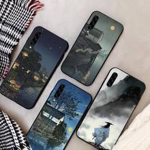 Capa de celular estilo japonês ondas de montanha, com guindaste, para samsung galaxy a 3 6 7 8 10 21 01 11 31 91 10s 20s 30s 50s plus 2024 - compre barato