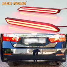 2-in-1 Functions Car LED Rear Fog Lamp Brake Light Rear Bumper Decoration Lamp For Toyota Camry 2009 - 2014 2024 - buy cheap