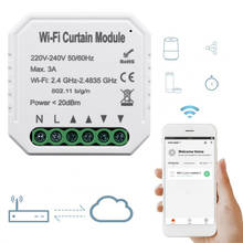 Módulo de cortina inteligente con WiFi, herramienta de bricolaje para el hogar, módulo de interruptor de cortina Compatible con Alexa y Google Home, Tuya 2024 - compra barato