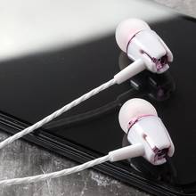 1Set Earphone In-ear Heavy Bass Built-in Microphone Fashion Wired Headset for Game 2024 - buy cheap