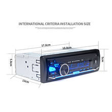 Универсальный 12 В Bluetooth Автомобильный MP3-плеер Съемная панель стерео аудио плеер дистанционное управление USB FM Aux 2024 - купить недорого