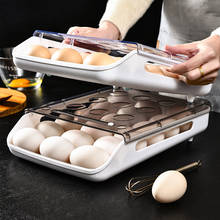 21 Grids Egg Rack Holder Automatic Rolling Egg Container Stackable Egg Storage Tray 2024 - buy cheap