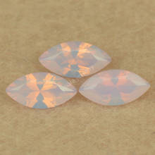 Gemas de laboratorio en forma de marquesa, piedra Nano sintética translúcida, Ópalo, Color rosa, 5A, 1.5x3 ~ 6x12mm, oferta 2024 - compra barato