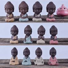 4 традиционные милые статуи маленького Будды, индийская Мандала Скульптура Чай домашних животных C63B 2024 - купить недорого