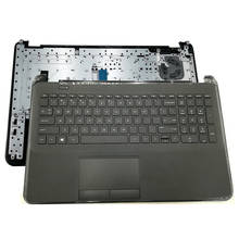 Palmdescanso para laptop hp com teclado sensível ao toque, 15-d101, tx, 15-d013tx, cabeças 747140-001, capa superior para teclado americano, touc, hp ad 2024 - compre barato