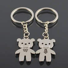 Cute Keychain Love Bear Lovers Couple Key Chain Keyring Cover Holder Handbag Charms Porte Cle Chaveiro Llavero Brelok Anahtarlik 2024 - buy cheap